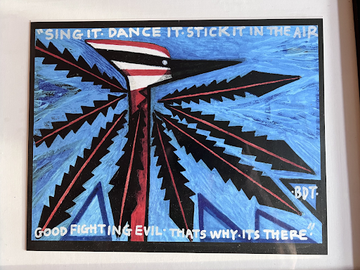 Jump Middle Stick by Brian Tripp, Photo of Print