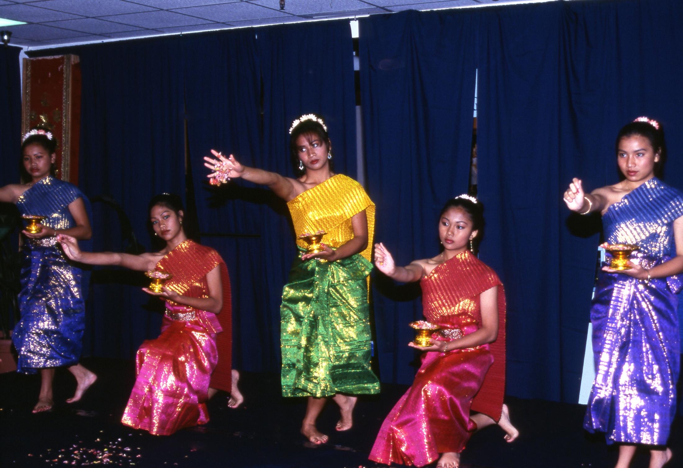 The Cambodian Arts Preservation Group dance troupe performs the Blessing Dance
