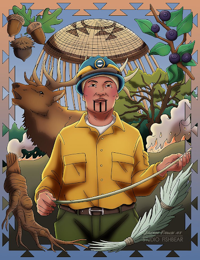 TEK Cultural Burns Save California Salmon © Jackie Fawn