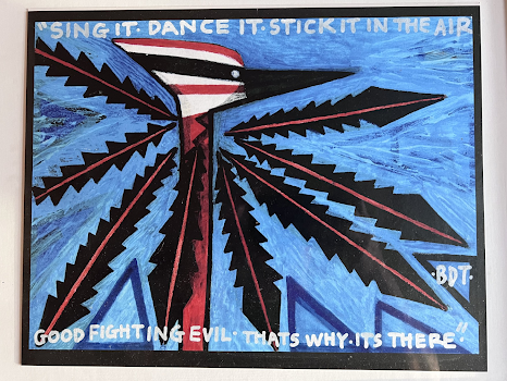 Jump Middle Stick by Brian Tripp, Photo of Print