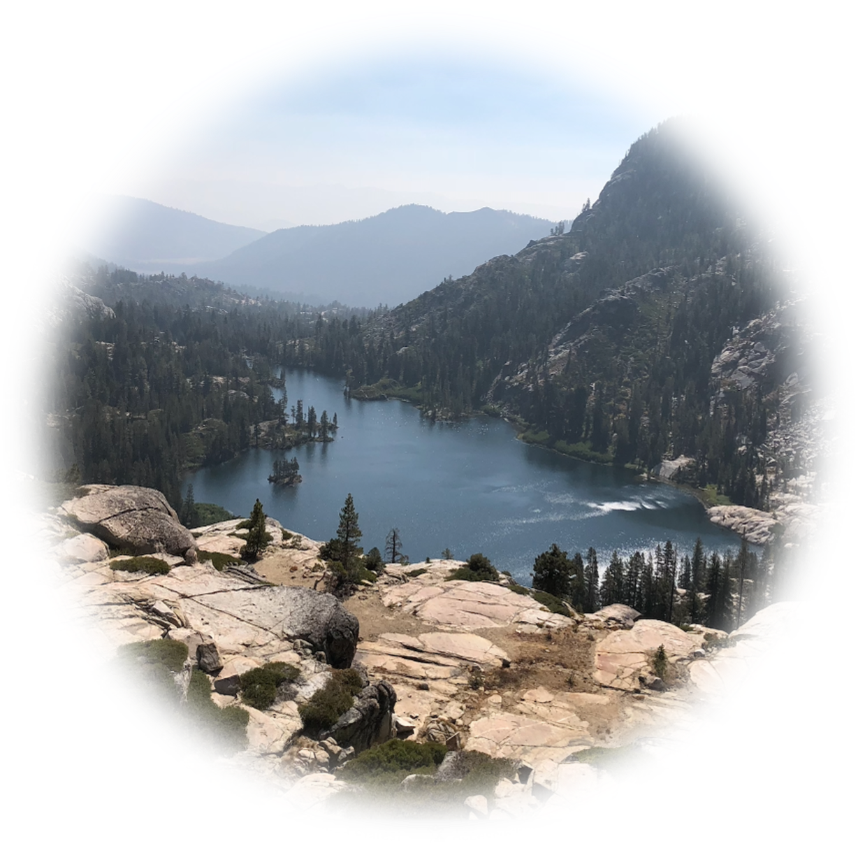top view of Middle Lake Velma