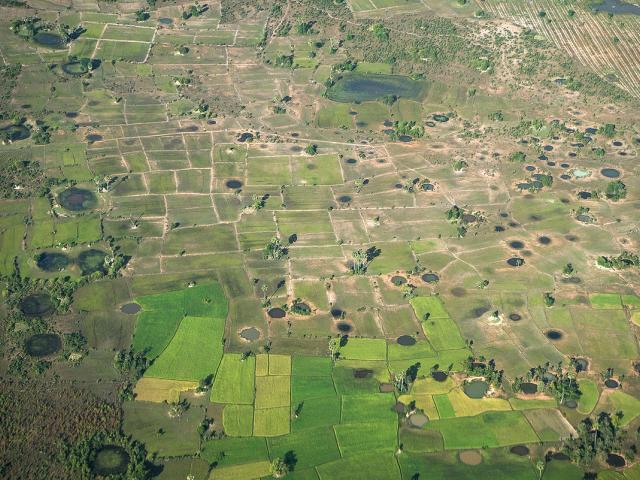 Bom Craters in Cambodia