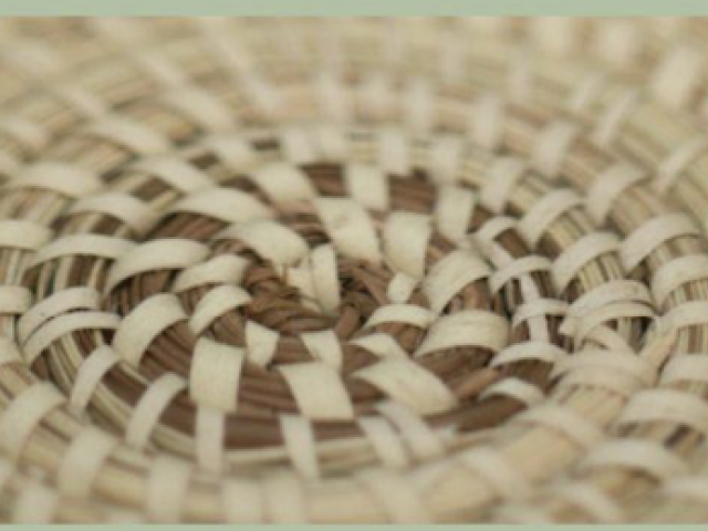 Circular woven tule
