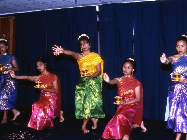 The Cambodian Arts Preservation Group dance troupe performs the Blessing Dance