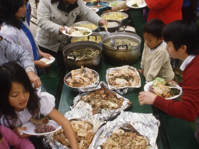 New Year Celebration in Santa Ana in 1984.