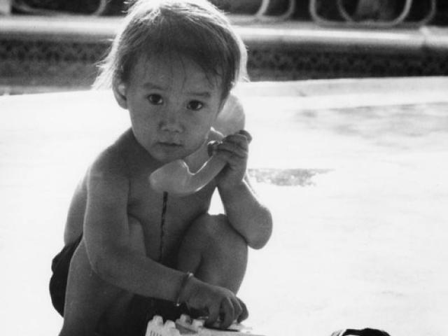 Refugee from Vietnam Binh Duong circa 1976.