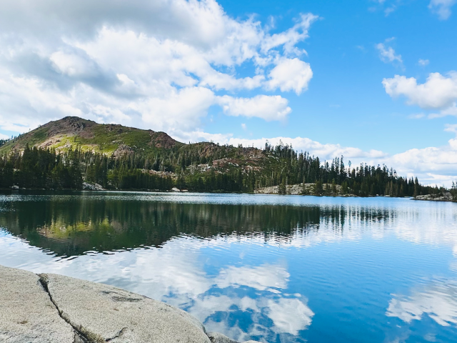 Island Lake sky and clouds