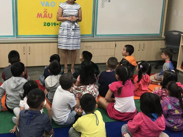 Anastasia Nguyễn teaches in the Vietnamese-English dual-immersion program in San Jose’s Franklin-McKinley School District.