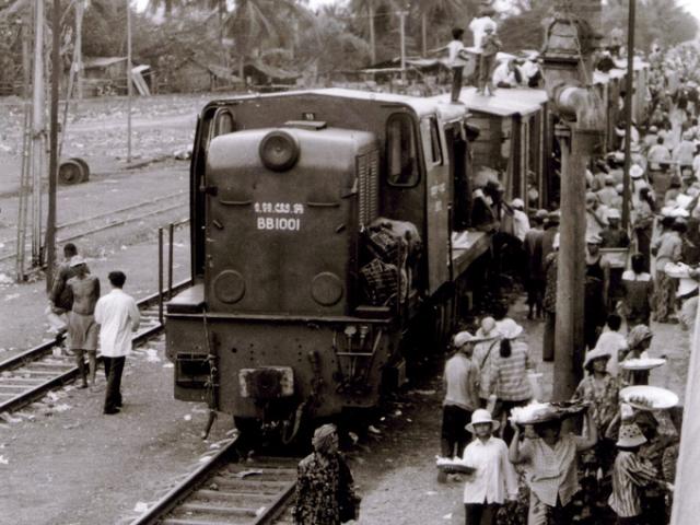 Train in Cambodia