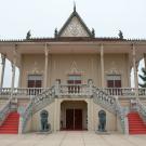 The Cambodian Buddhist Temple in Silver Spring, Maryland. The Cambodian Buddhist Society, where Master Chum teaches many students, is based at the Temple. Photo by Edwin Remsberg, Courtesy of the Maryland State Arts Council