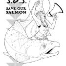 Artwork by Jackie Fawn © Save California Salmon