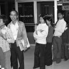 Vietnamese refugees going through Bangkok airport in 1977 from Rich Kocher Collection.