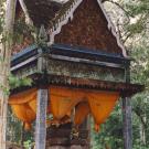 A Buddhist shrine.