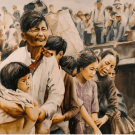 A detail of Tiffany Chung’s “The Vietnam Exodus History Learning Project: the exodus, the camps and the half-lived lives,” 2017, at the Smithsonian American Art Museum in Washington, D.C. CreditJustin T. Gellerson for The New York Times