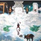 Painting of the cycle of the Hmong soul by Boonma Yang found in “What is the Hmong Soul.”
