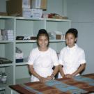 Image of Head nurse Choua Thao and Song Chow from Hmong Nurses in War - Photo Book edited by Roger Warner 2010, Air America Association, Inc.
