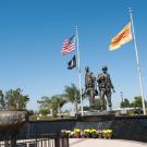 The Vietnam War Memorial is located in Westminster, home to the largest Vietnamese community outside Vietnam as well as South Vietnam's government-in-exile.