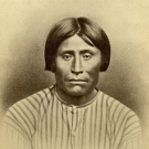 The Modoc War and People Today. Drawing of Captain Jack.