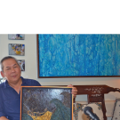 Oral history of Hung Viet Nguyễn, born on Christmas Day in 1957 n Saigon, Vietnam. He discussed his memories of growing up and attending school in Saigon. He escaped Vietnam by boat in 1981 by himself and passed through a few refugee camps in the Philippines before being sponsored by his brother to Santa Clara, California. He settled down in Torrance, California with a wife and two sons. While he works as a Graphics artist, he is also an artist who has exhibited his work in both mainstream and Vietnamese Am